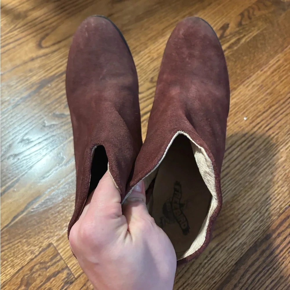 Freebird‎ by Steven | Wine Suede Women's Sz 10 FB-DETRT